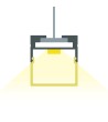 Profilé Aluminium Suspendu 2 m pour Rubans LED jusqu'à 17 mm - 128684 - vue 1