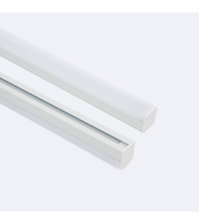 Profilé Aluminium Suspendu 2 m pour Rubans LED jusqu'à 17 mm - 128684 - vue 4