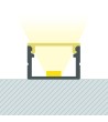 Profilé Aluminium En Saillie pour Rubans LED jusqu'à 15 mm - 128689 - vue 1