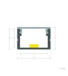 Profilé Aluminium En Saillie pour Rubans LED jusqu'à 15 mm - 128689 - vue 2