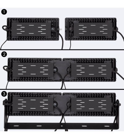 Projecteur LED 400W Stadium 160 lm/W IP66 LIFUD Dimmable 0-10V Horizontal - 128698 - vue 7