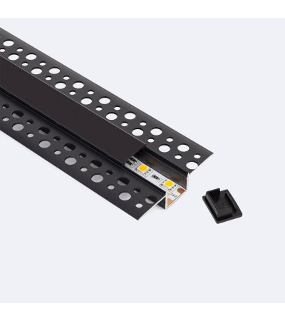 Profilé Aluminium Intégration Plâtre/Placo pour Rubans LED jusqu'à 15 mm - 128918 - vue 3