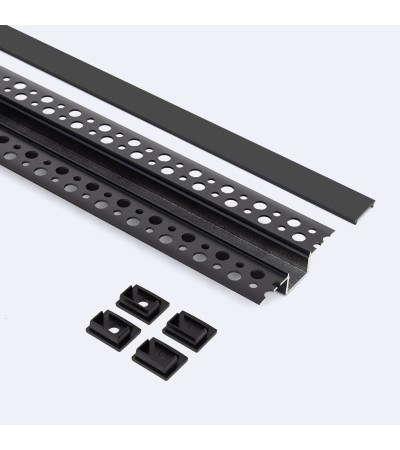 Profilé Aluminium Intégration Plâtre/Placo pour Rubans LED jusqu'à 15 mm - 128918 - vue 5