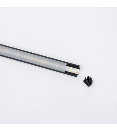 Profilé Aluminium Angle Capot Circulaire 2 m pour Rubans LED jusqu'à 5 mm - 128949 - vue 5