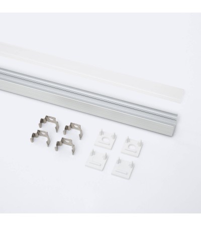 Profilé Aluminium En Saillie 12x12 pour Rubans LED jusqu'à 8 mm - 128954 - vue 12