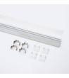 Profilé Aluminium En Saillie 12x12 pour Rubans LED jusqu'à 8 mm - 128954 - vue 12