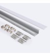 Profilé Aluminium Encastré pour Rubans LED jusqu'à 25 mm - 128972 - vue 4
