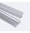 Profilé Aluminium Intégration Plâtre/Placo Angle Intérieur Rubans LED jusqu'à 9 mm - 128977 - vue 4