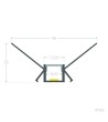 Profilé Aluminium Intégration Plâtre/Placo Angle Intérieur Rubans LED jusqu'à 9 mm - 128977 - vue 9