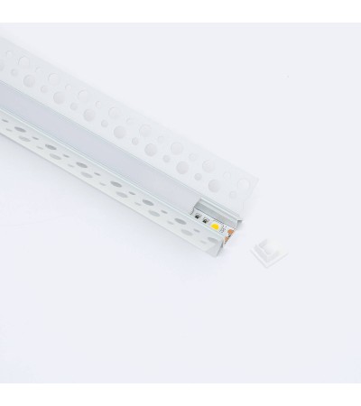 Profilé Aluminium Intégration Plâtre/Placo Angle Intérieur Rubans LED jusqu'à 9 mm - 128977 - vue 12