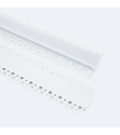 Profilé Aluminium Intégration Plâtre/Placo pour Rubans LED jusqu'à 20 mm - 129001 - vue 3
