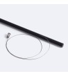 Profilé Aluminium Suspendu Rond pour Rubans LED jusqu'à 11 mm - 129006 - vue 6