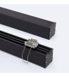 Profilé Aluminium En Saillie avec ancrage Encastré à Clips pour Rubans LED jusqu'à 24 mm - 129011 - vue 4