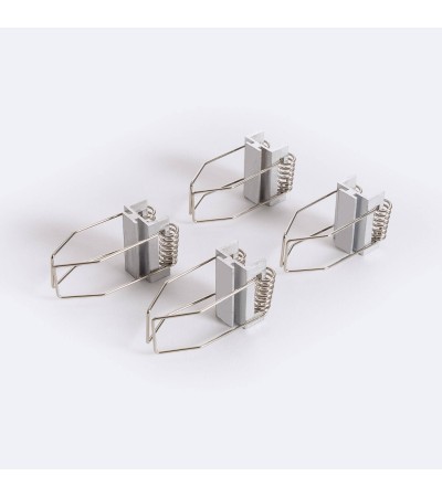Profilé Aluminium En Saillie avec ancrage Encastré à Clips pour Rubans LED jusqu'à 24 mm - 129011 - vue 7