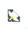 Profilé Aluminium Angle 2 m pour Rubans LED jusqu'à 11 mm - 129025 - vue 12