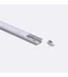 Profilé Aluminium Sol pour Rubans LED jusqu'à 10 mm - 129026 - vue 1