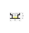 Profilé Aluminium Sol pour Rubans LED jusqu'à 10 mm - 129026 - vue 6