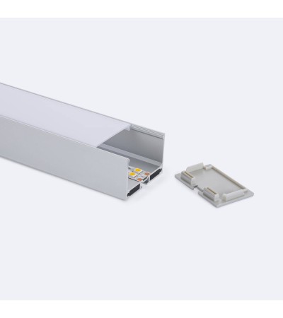 Profilé Aluminium Suspendu XL 50x30 pour Rubans LED jusqu'à 45 mm - 129036 - vue 2