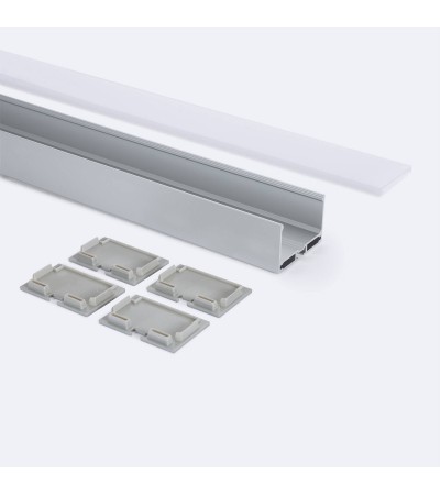 Profilé Aluminium Suspendu XL 50x30 pour Rubans LED jusqu'à 45 mm - 129036 - vue 6