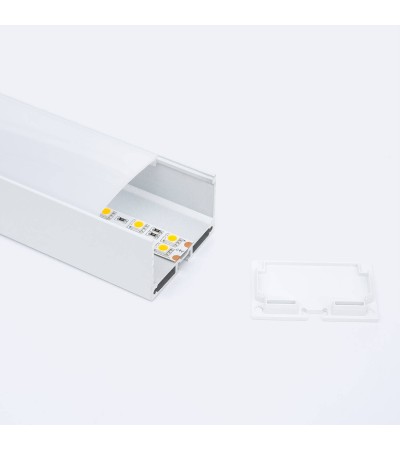 Profilé Aluminium Suspendu XL 50x30 pour Rubans LED jusqu'à 45 mm - 129036 - vue 12