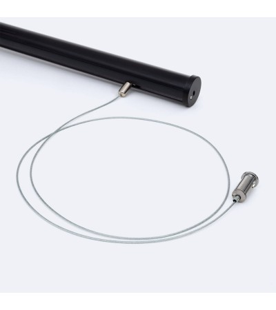 Profilé Aluminium Suspendu Rond 2 m pour Rubans LED jusqu'à 16 mm - 129046 - vue 6