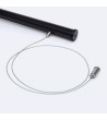 Profilé Aluminium Suspendu Rond 2 m pour Rubans LED jusqu'à 16 mm - 129046 - vue 6