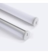 Profilé Aluminium Suspendu Rond 2 m pour Rubans LED jusqu'à 16 mm - 129046 - vue 9