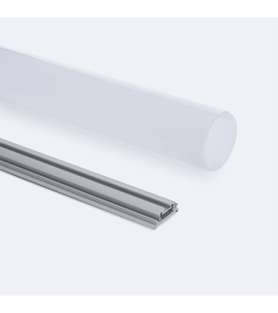 Profilé Aluminium Suspendu Rond 2 m pour Rubans LED jusqu'à 22 mm - 129051 - vue 4