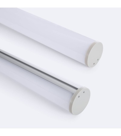 Profilé Aluminium Suspendu Rond 2 m pour Rubans LED jusqu'à 22 mm - 129051 - vue 5