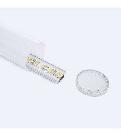 Profilé Aluminium Suspendu Rond 2 m pour Rubans LED jusqu'à 22 mm - 129051 - vue 10