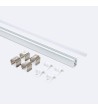 Profilé Aluminium Encastré 2 m pour Rubans LED jusqu'à 6 mm - 129076 - vue 9