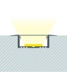 Profilé Aluminium Encastré pour Rubans LED jusqu'à 31 mm - 129096 - vue 10
