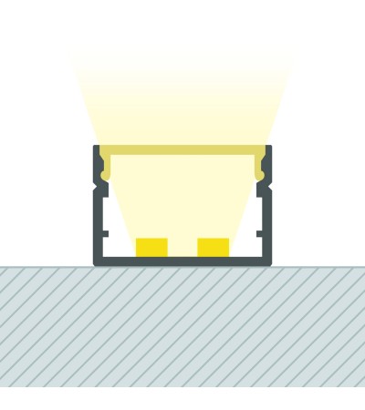 Profilé Aluminium En Saillie pour Rubans LED jusqu'à 20 mm - 129097 - vue 8