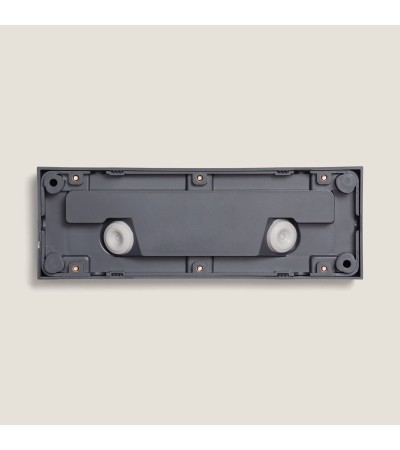 Balise Extérieure LED 2W Murale Rectangulaire Saillie Gris Élide - 129161 - vue 9