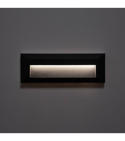 Balise Extérieure LED 2W Murale Rectangulaire Saillie Gris Élide - 129161 - vue 10