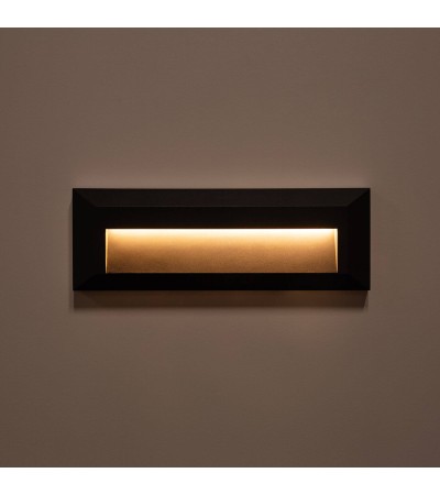 Balise Extérieure LED 2W Murale Rectangulaire Saillie Gris Élide - 129161 - vue 12