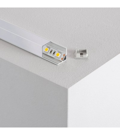 Profilé Aluminium Angle Triangulaire 2m pour Ruban LED jusqu'à 10mm - 151733 - vue 3