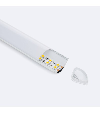Profilé Aluminium Angle Rond pour Ruban LED jusqu'à 20 mm - 151769 - vue 3