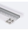 Profilé Aluminium Intégration Plâtre/Placo pour Ruban LED jusqu'à 8 mm - 151775 - vue 3