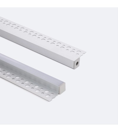 Profilé Aluminium Intégration Plâtre/Placo pour Ruban LED jusqu'à 8 mm - 151775 - vue 4