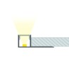 Profilé Aluminium Intégration Plâtre/Placo pour Ruban LED jusqu'à 8 mm - 151775 - vue 7