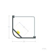 Profilé Aluminium Angle Triangulaire 2m pour Ruban LED jusqu'à 20mm - 151781 - vue 9