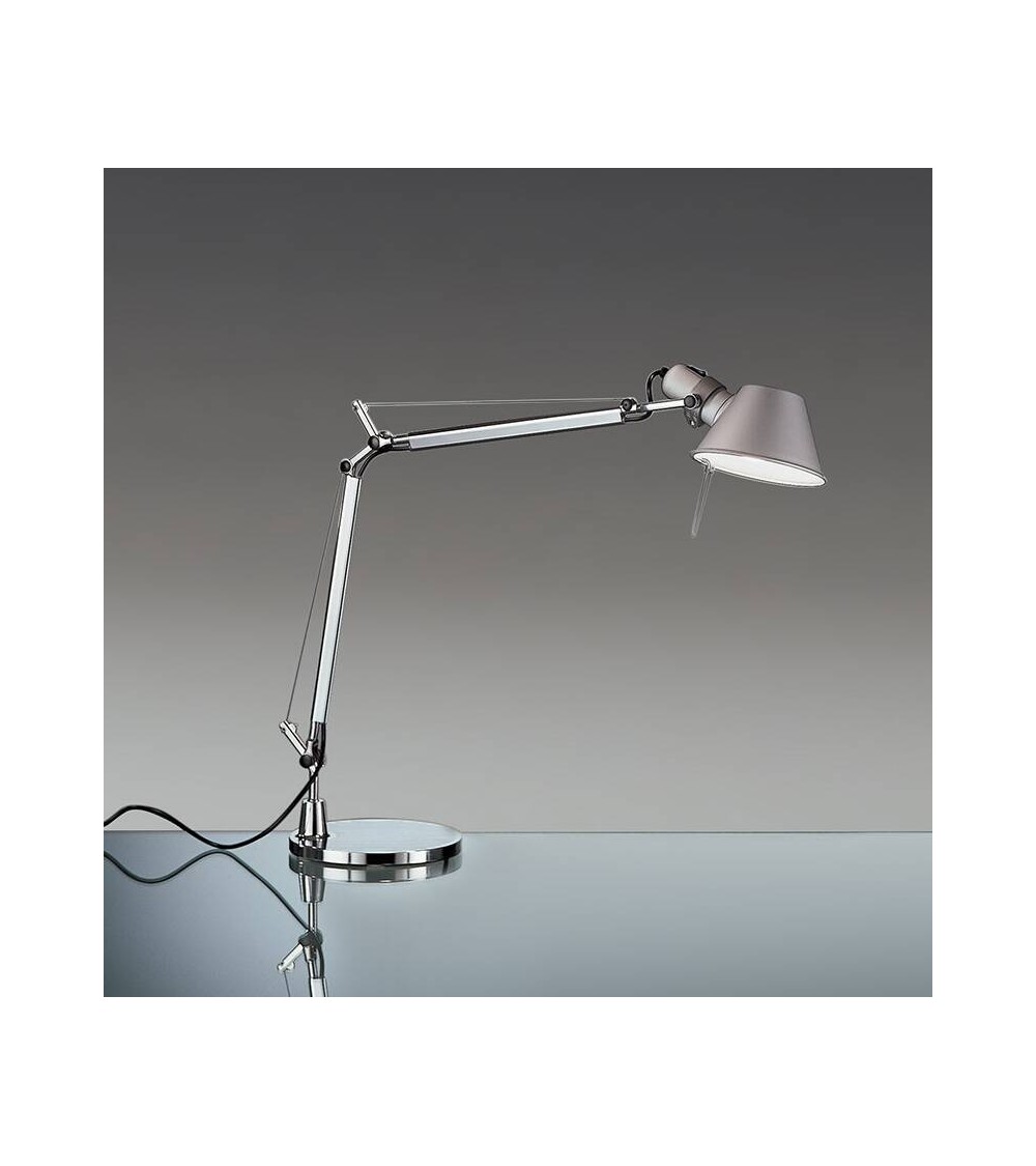 Lampe à Poser LED Tolomeo Mini Grise ARTEMIDE - 152003 - vue 1