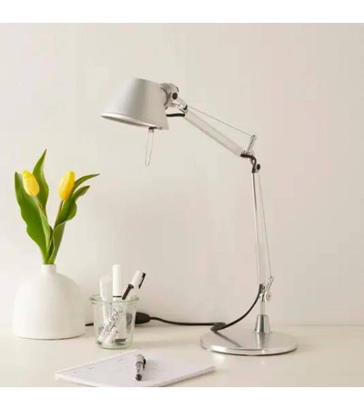 Lampe à Poser LED Tolomeo Mini Grise ARTEMIDE - 152003 - vue 4