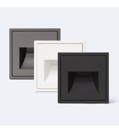 Balise LED 1W Encastrable Murale Luxe 990 pour Boîtier Universel