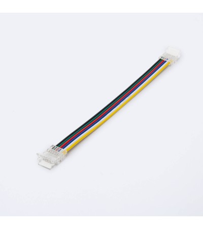 Connecteur Ruban LED 24 V RGB+CCT SMD Largeur 10 mm IP20 Double avec Câble