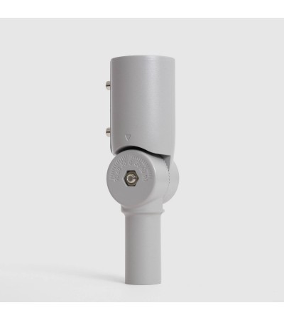 Bras de Colonne Directionnelle 90º Ø44 mm pour Éclairage Public Gris