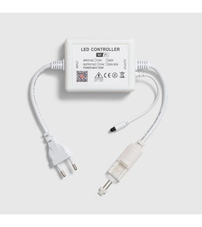 Contrôleur Variateur WiFi pour Ruban LED Monochrome avec Télécommande RF - 167841 - vue 3