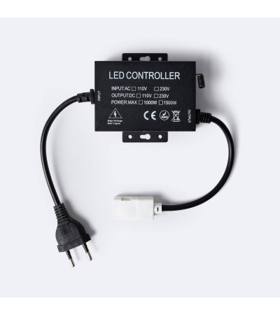 Contrôleur Ruban LED RGB 220V SMD Largeur 14,5 mm avec Télécommande