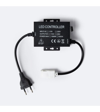 Contrôleur Ruban LED RGB 220V SMD Largeur 14,5 mm avec Télécommande - 167854 - vue 2
